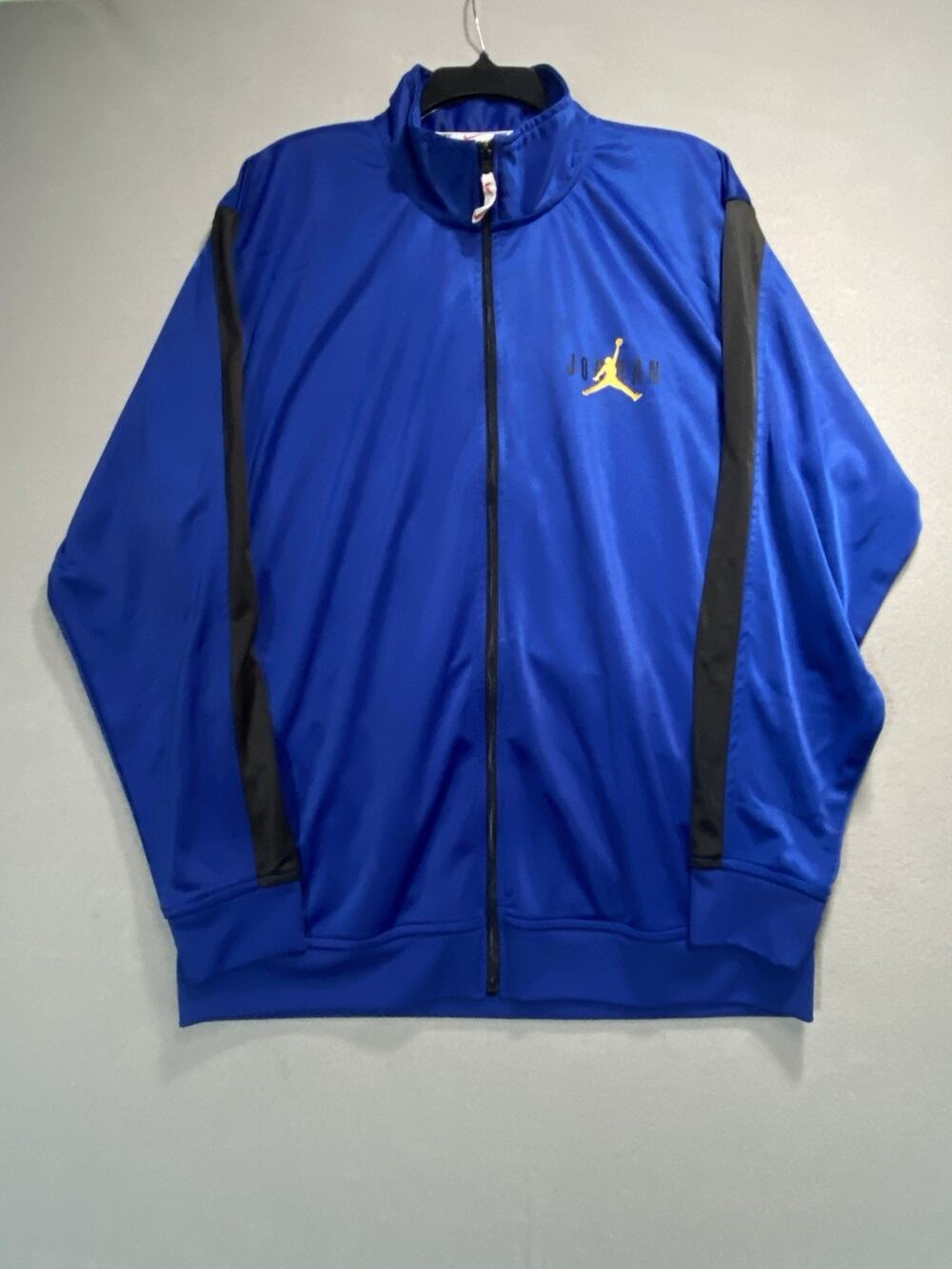 Air Jordan Full Zip Jacket Mens Blue Polyester w/Pockets Size XXXL